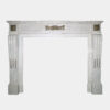 Antique French Louis XVI Marble Fireplace