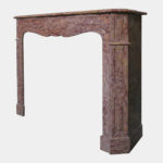 A 19th Century Pompadour Marble Fireplace
