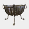 A Wrought Iron Fire Basket