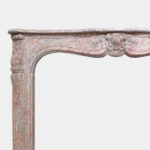 French 19th Century Louis XV Style Marble Fireplace