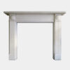 A White Marble Regency Style Fireplace