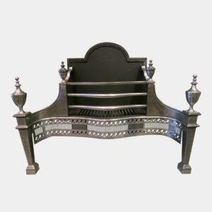 Polished Steel Georgian Style Fire Basket