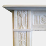 A Fine George III Statuary White Marble Fireplace