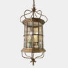 French Antique Nickel-Plated Lantern