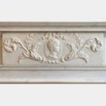 Neoclassical Fireplace Mantel in Statuary White