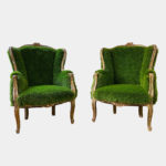 Louis XV Style Chairs Re-Upholstered in