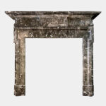 Antique Palladian Style Grey Fossil Marble
