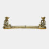 Rococo Style Brass Fireplace Fender