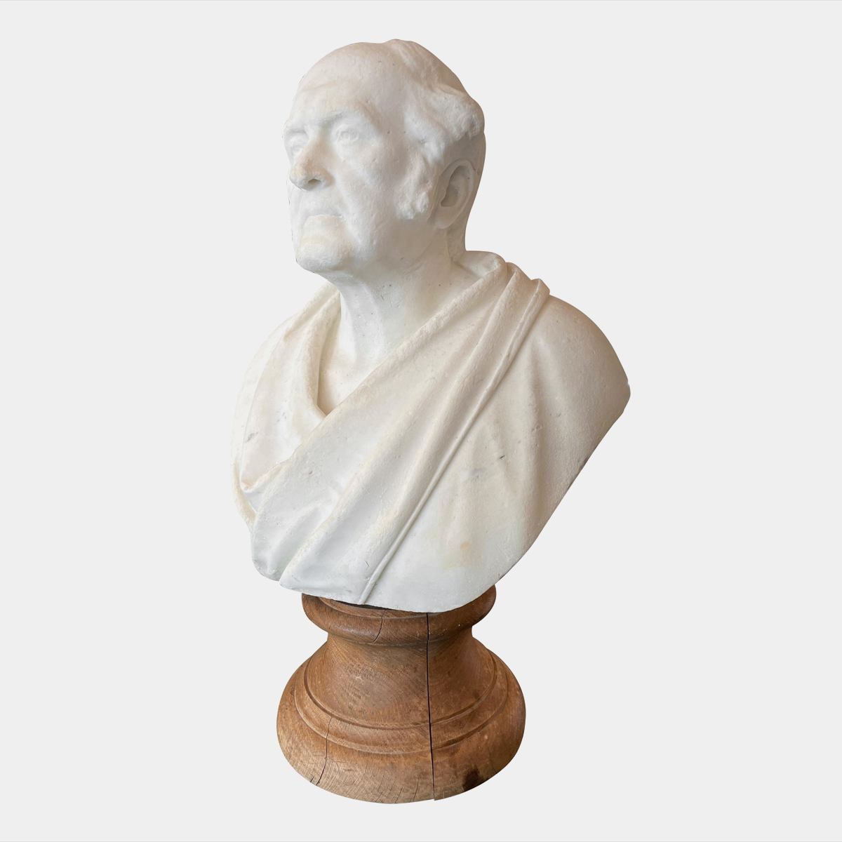 A Classical Antique Statuary Marble Bust