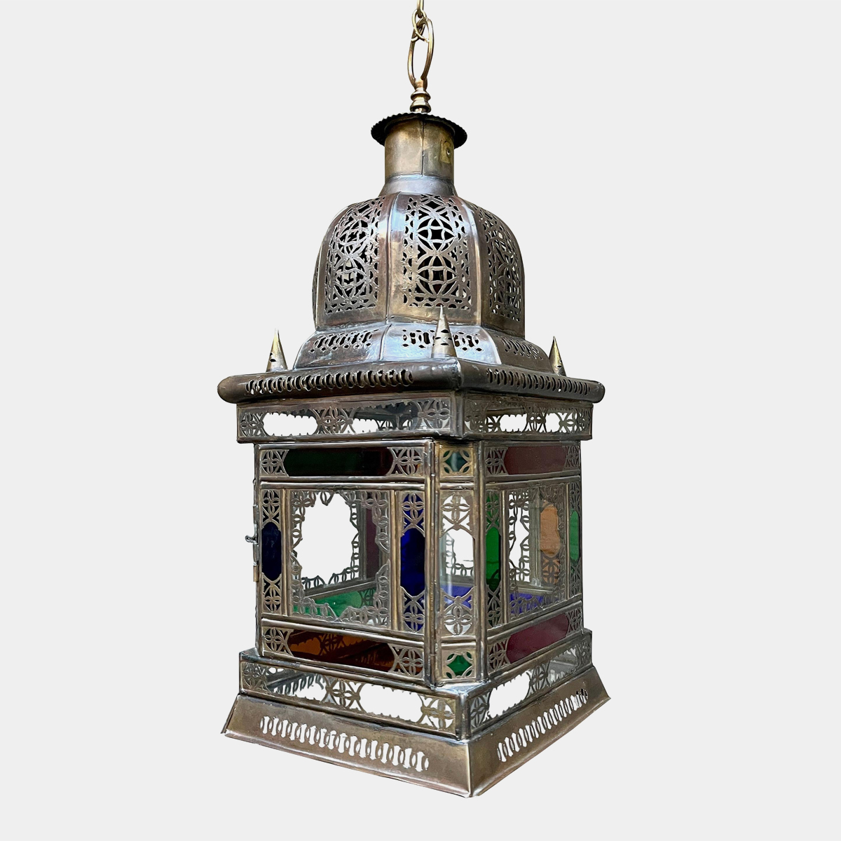 A Brass Moroccan Lantern