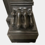 French Empire Black Marble Fireplace