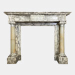 Fireplace Mantel in Breche Marble