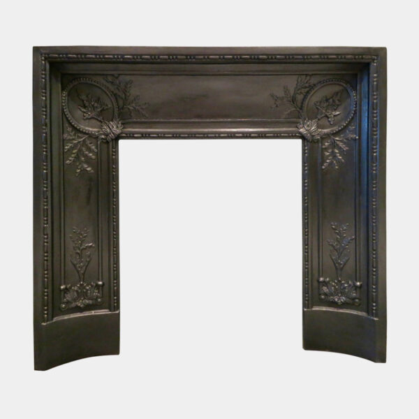 French Cast Iron Fireplace Insert