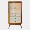 Satinwood and Parchment Cabinet