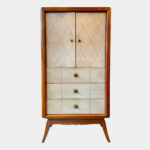 Satinwood and Parchment Cabinet