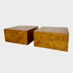 A Pair Of Burr Elm End Or Side Tables By Roche Bobois - Image 8