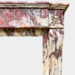 A Large Louis XVI Breche Marble Fireplace - Image 3