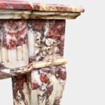 A Large Louis XVI Breche Marble Fireplace - Image 7