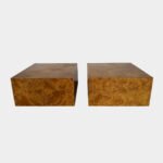 A Pair Of Burr Elm End Or Side Tables By Roche Bobois - Image 2