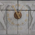 A Monumental Portland Stone Clock - Image 3