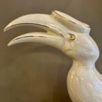 An Italian Porcelain and Gold Gilt Tropical Bird - Image 3