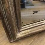 An Antique French Louis Philippe Silver Gilt Domed Topped Mirror - Image 3