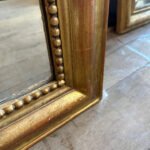 A large Louis Philippe Gold Gilt Domed Topped Antique French Mirror - Image 6
