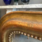 A large Louis Philippe Gold Gilt Domed Topped Antique French Mirror - Image 3
