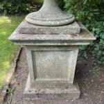 A Very large And Substantial English Stone Urn And Pedestal - Image 4