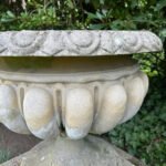 A Very large And Substantial English Stone Urn And Pedestal - Image 3