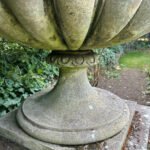 A Very large And Substantial English Stone Urn And Pedestal - Image 2