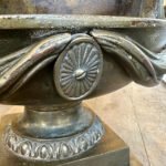 A Large Regency Urn Fire Grate/Basket In Bronze Finish - Image 5