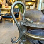 A Large Regency Urn Fire Grate/Basket In Bronze Finish - Image 6
