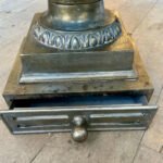A Large Regency Urn Fire Grate/Basket In Bronze Finish - Image 2