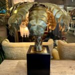 A Pair Of Maison Jansen Palm Tree Table Lamps - Image 4
