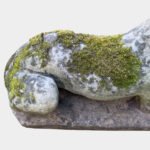 A Pair Of Life Size English Re Con Stone Whippets - Image 3