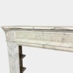A Large Antique French Louis XVI Style 19th Century  Marble Fireplace - Image 4