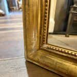 An Antique French Louis Philippe Dome Toped Gold Gilt Mirror - Image 3