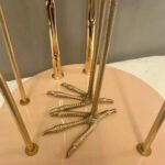 A Very Large  Italian Antonio Pavia Brass Crane Table Lamp - Image 8