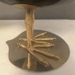 A large Brass And Ostrich Egg Peacock By Antonio Pavia - Image 8