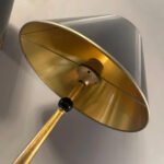 A Pair Of Tall Italian Gilt Brass Table Lamps - Image 4