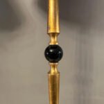 A Pair Of Tall Italian Gilt Brass Table Lamps - Image 2
