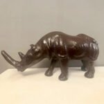 A Decorative Leather Rhinoceros - Image 5