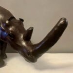 A Decorative Leather Rhinoceros - Image 4