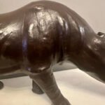 A Decorative Leather Rhinoceros - Image 8