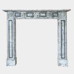 An English Regency Calacatta Marble Fireplace