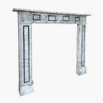 An English Regency Calacatta Marble Fireplace - Image 2