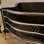 An English  Brass And Wrought Iron Fire Basket By Thomas Elsley - Image 4
