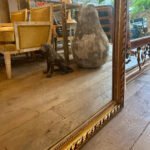 A Large Ornate French Overmantel Gold Gilt Louis XVI Style Mirror - Image 4