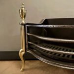 An English  Brass And Wrought Iron Fire Basket By Thomas Elsley - Image 7